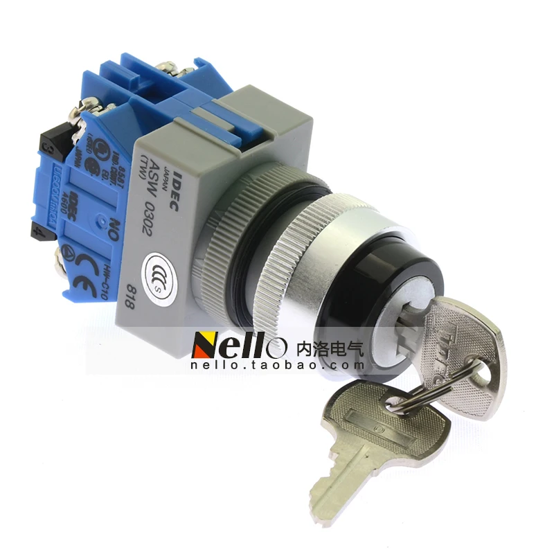 [SA] Оригинал! Izumi IDEC TW серия 22 мм самоблокирующийся ключ 3 файла ASW3K20 2 Нормально