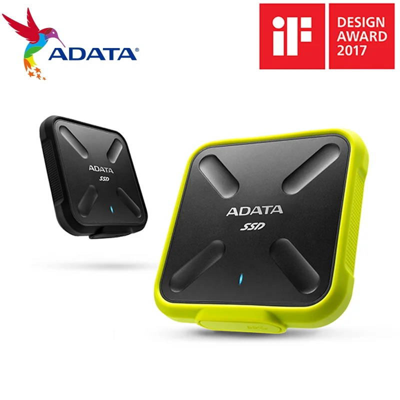 ADATA SD700 1 ТБ 250G 512G внешний SSD прочный водный/Пылезащитный/ударопрочный