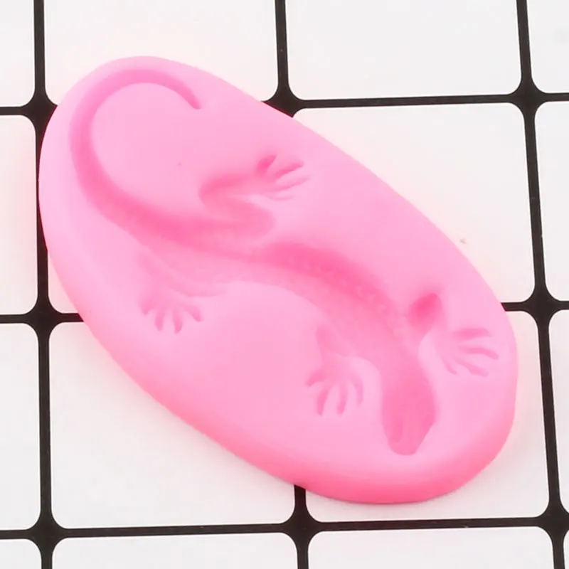 Силиконовые формы для ящерицы инструменты украшения тортов из мастики Gecko Salamander
