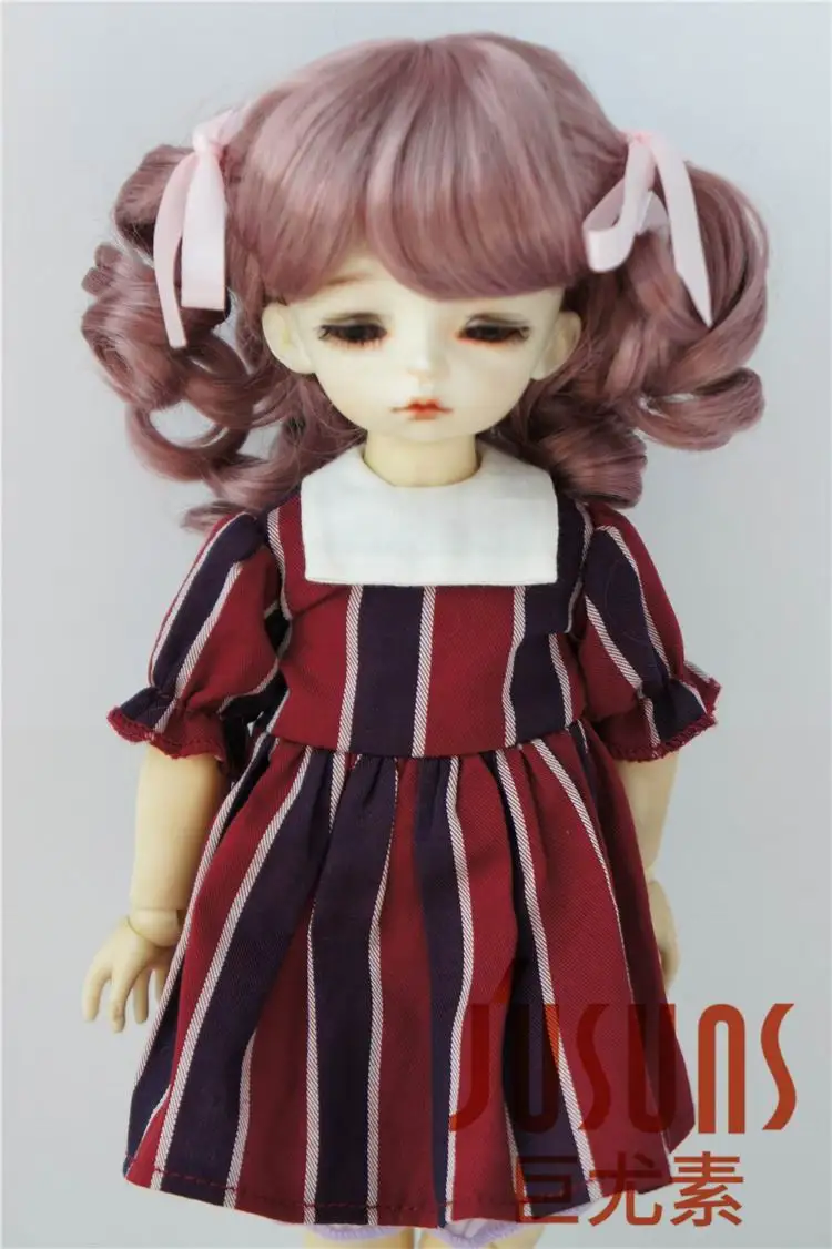 JD405 1/6 1/4 1/3 BJD кукла парик YOSD MSD SD довольно bjd syntheitc мохер парики 6-7 дюймов 7-8 дюймов 8-9inchinch волос аксессуары для куклы