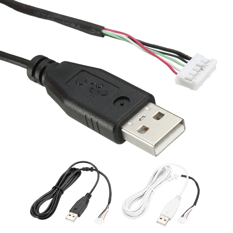 Для Razer DeathAdder 2014 белый/черный кабель 220 см игровая мышь USB для мыши Замена провода