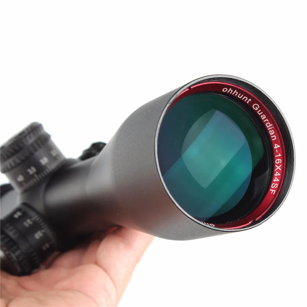 Тактический прицел ohhunt Guardian 4 16X44 SF для охотничьей винтовки 1/2 полумил Дот сетка