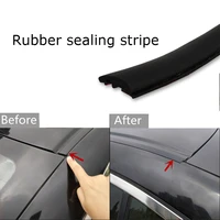 1pcs universal 3m rubber seal car front rear windshield sunroof waterproof dustproof edge strip trim all weather