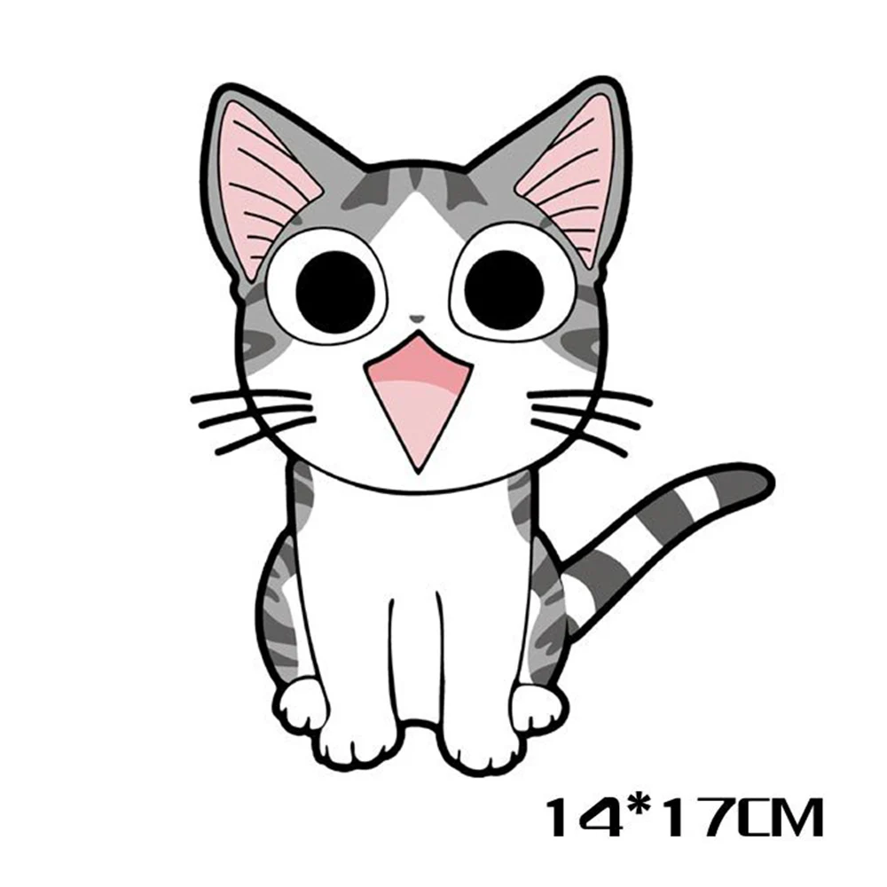 Cheese Cat 7 Chi автомобильный стикер Кот разный Милый Забавный автомобильный Стайлинг Мультяшные животные хит стекло виниловое окно тело наклейка личность - Название цвета: Cheese Cat 7