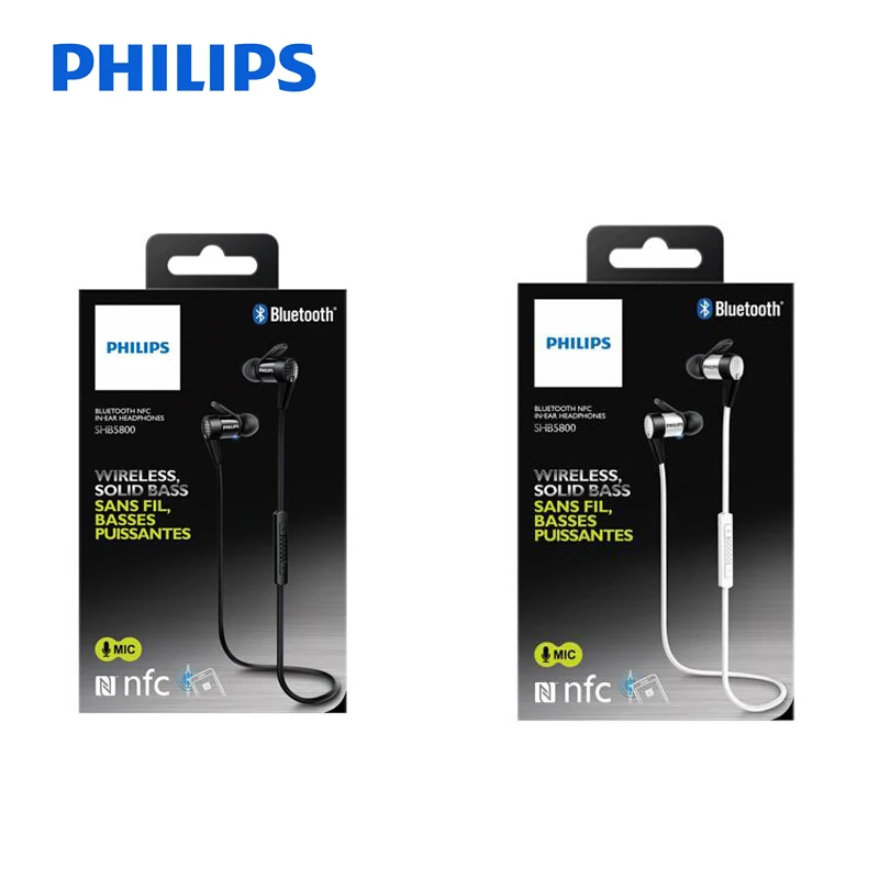 Philips SHB5800 спортивные наушники беспроводные Bluetooth соединение с микрофоном