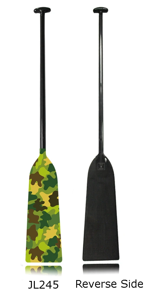 JL245 ZJ SPORT IDBF одобрено 1-Piece карбоновое волокно Дракон лодка весло в Овальном Вале графический дизайн на лезвие - Цвет: JL245