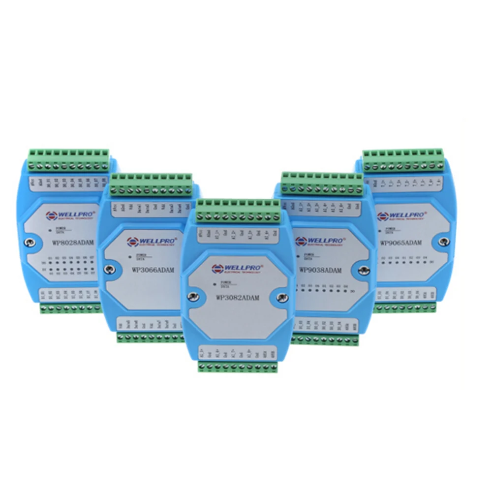 0-20 мА/4-20 мА Аналоговый Входной модуль Текущий Модуль сбора MODBUS Communication-WP3082ADAM |