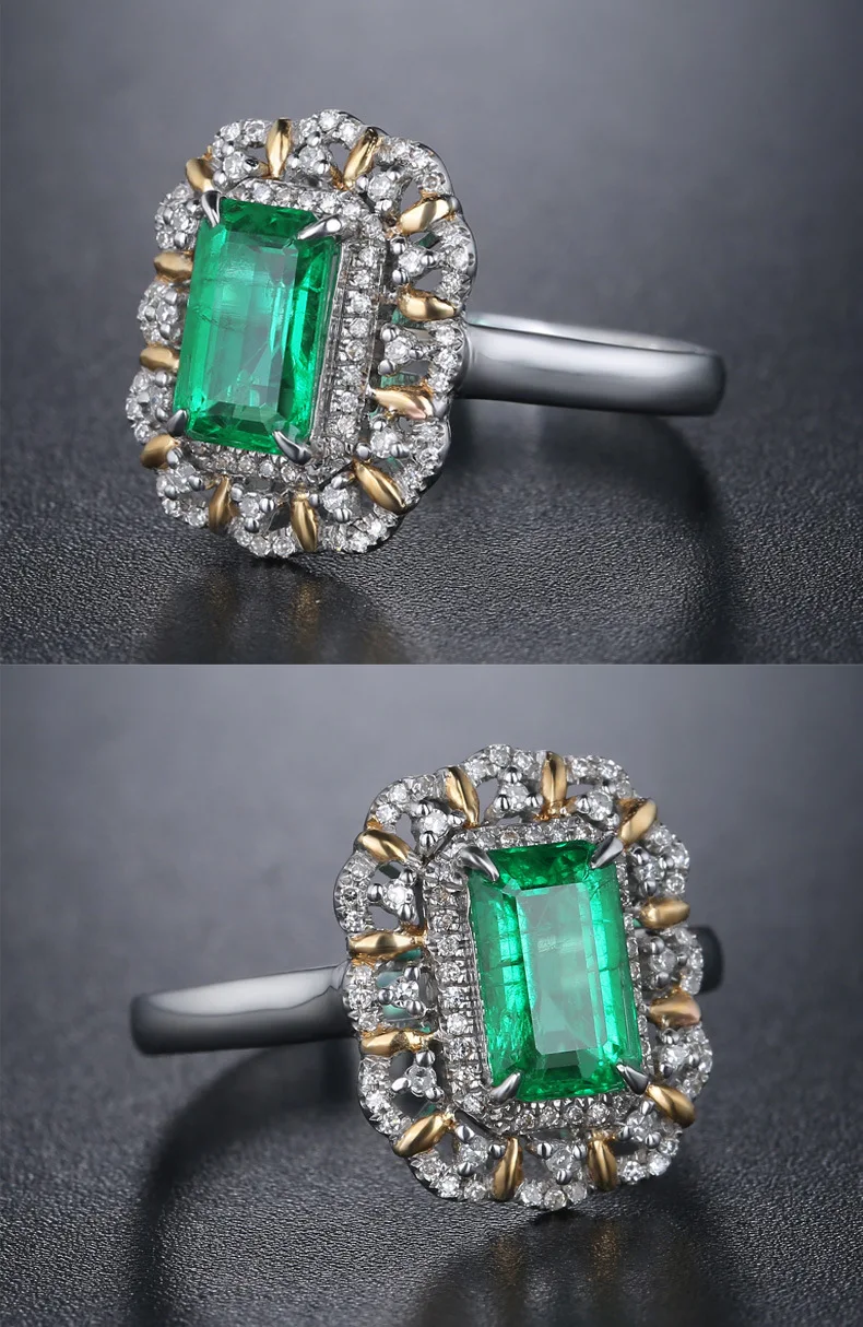 Серебро 925 пробы Изумрудное квадратное бриллиантовое кольцо Anillos Treasure Bague Bizuterias для женщин ювелирные изделия бирюзовый топаз кольцо с бриллиантом украшения серебряные украшения gümüş серебро 925 кулоны