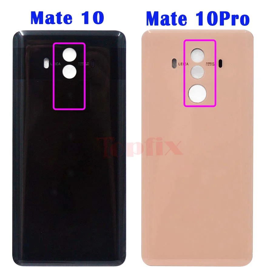 Новинка стеклянная крышка батарейного отсека для HUAWEI Mate 10 Pro сменная задняя