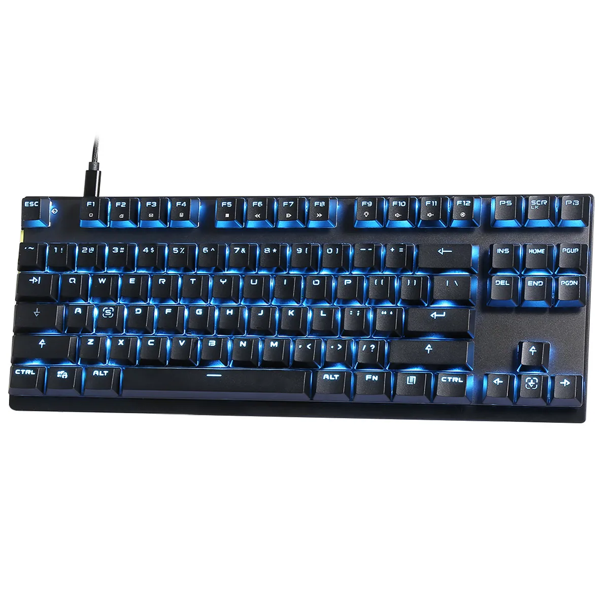 Motospeed GK82 тип-c игровая/Офисная Клавиатура 87Key красный переключатель 2,4G Беспроводная/Проводная Механическая клавиатура перезаряжаемая подсветка