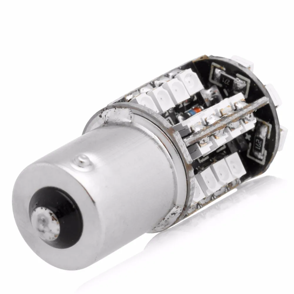 HNGCHOIGE 12 В DC 1156 P21W BA15S 3528 44 SMD светодиодный светильник для торможения Лампа Canbus без