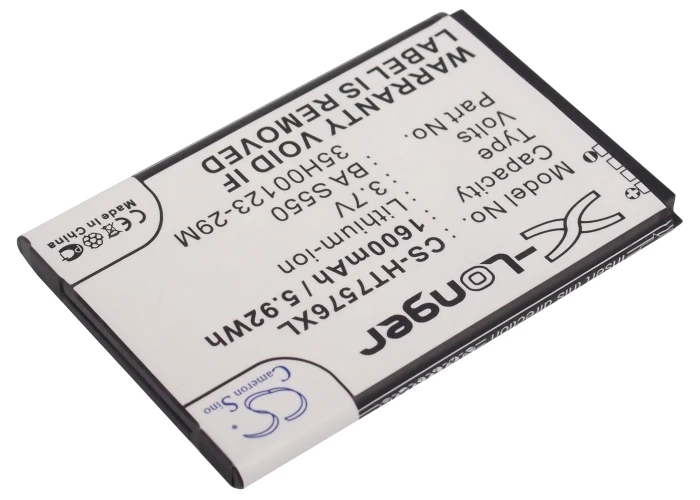Аккумулятор Cameron Sino 1600 мАч 35H00123 29M BA S550 для HTC 7 Pro T7576|cameron sino|1600mah batterycameron sino battery |