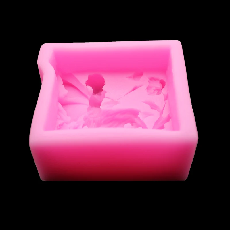 Силиконовые формочки для девочек Angel 3d модели изготовления свечей цветов