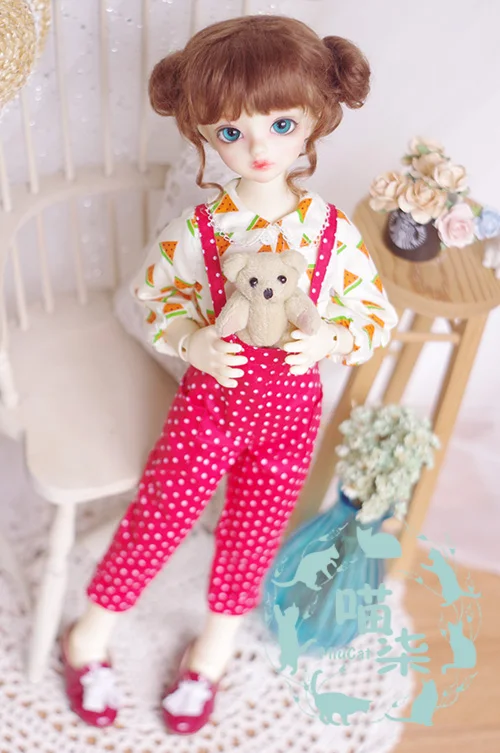 suit as pic BJD кукла костюм 1 комплект рубашка+ брюки BJD аксессуары 1/4 BJD Кукла Одежда - Цвет: suit as pic