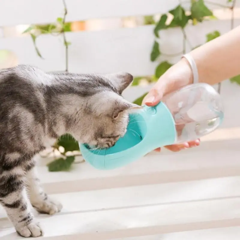 Домашние животные Собаки 350 мл водный питатель портативный дорожный бутылка для