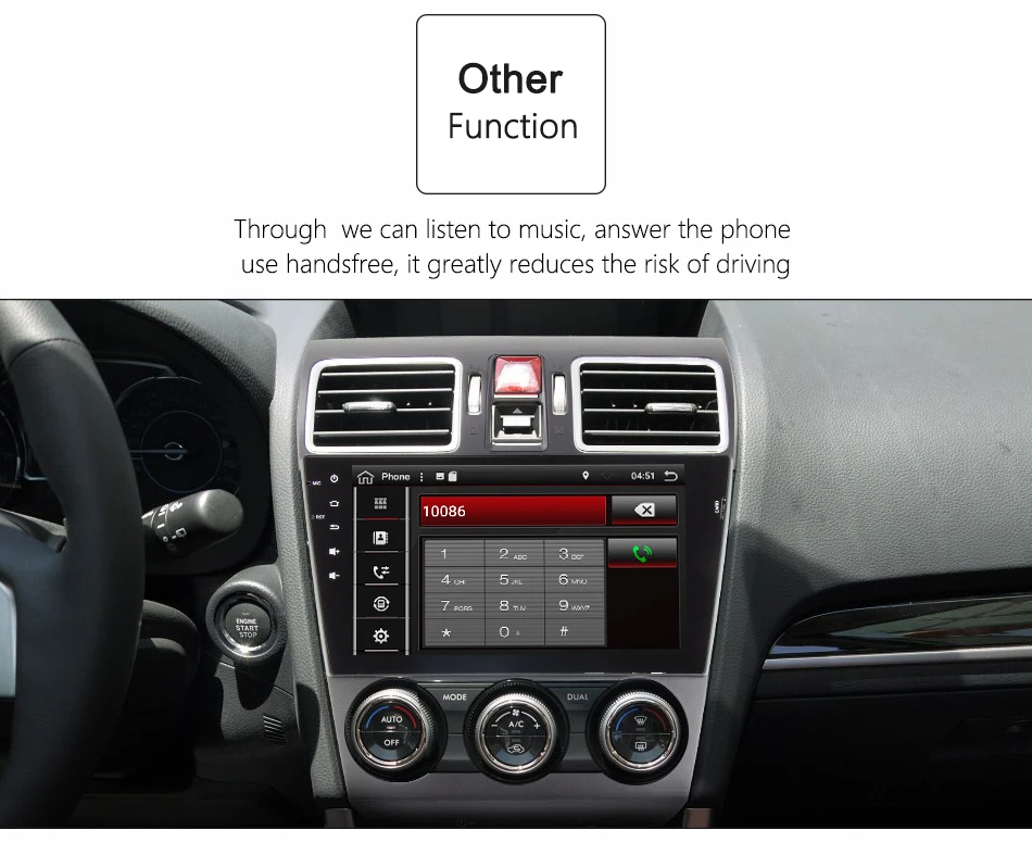 Eunavi 9 ''2 Din Octa core Android 8,1 мультимедиа автомобильный ПК Радио стерео плеер для Subaru Forester XV WRX 2013- gps навигации