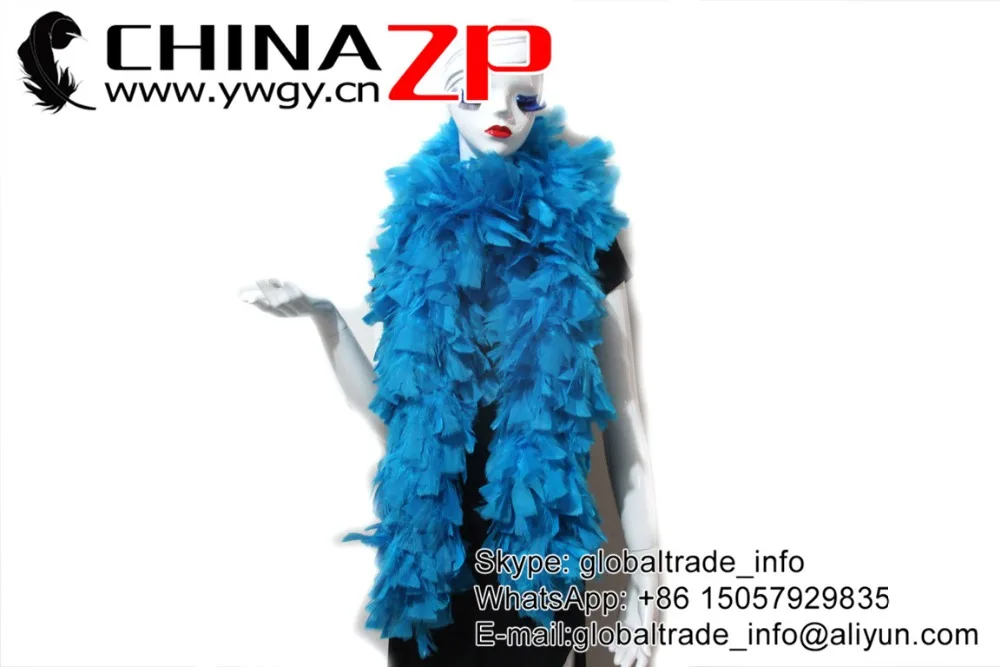 Китайский поставщик Feathers оптом бирюзовые синие турецкие плоские боа 150 граммов
