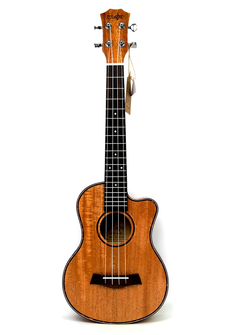 26 дюймов укулеле Гавайская 4 струны мини гитара красного дерева для начинающих