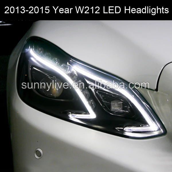 

Для Mercedes-Benz 2013-2015 года W212 E320 E260L E300L E400L светодиодный ные фары SY