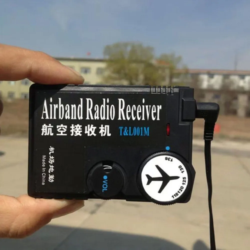 Бесплатная доставка 118 мГц-136 мГц воздуха группа Радио приемник Airband Авиация для