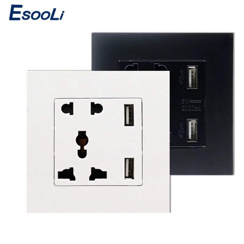 Пластиковая панель Esooli для умного дома от производителя универсальная розетка с