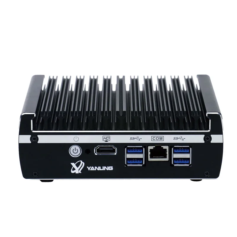 Yanling Firewall Router Appliance Intel Celeron 3855U CPU Pfsense Mini PC 6 Lan Barebone Fanless VPN Computer | Компьютеры и офис