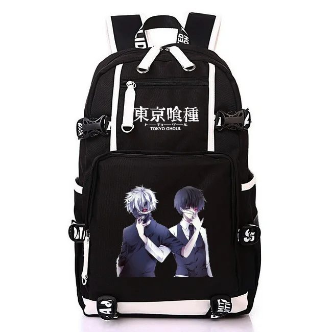 Рюкзак Kaneki Ken для косплея, Большой Вместительный рюкзак, повседневный рюкзак для путешествий, рюкзак для подростков, школьная сумка