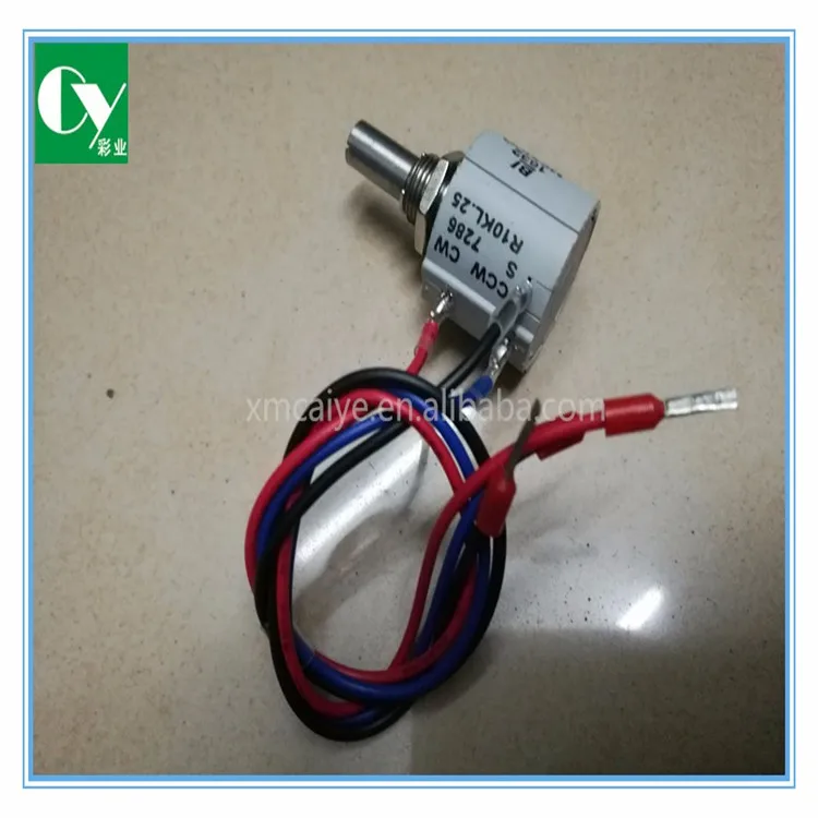 

Potentiometer 71.186.5172 10K with Cable CD102 Printing