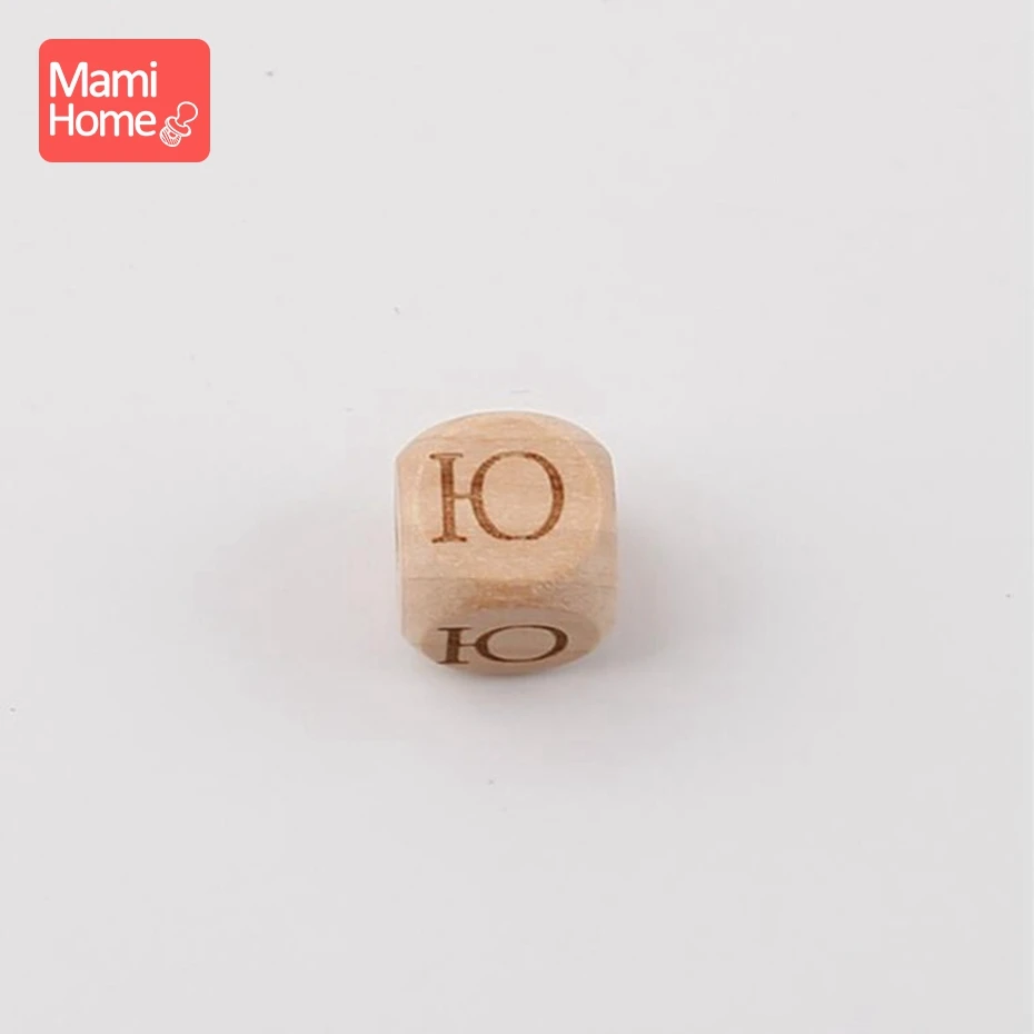 32 Mamihome 10 шт. бусы с русским алфавитом, деревянные игрушки для прорезывания зубов, набор для самостоятельного изготовления, модные аксессуары с русскими деревянными буквами - Цвет: 32