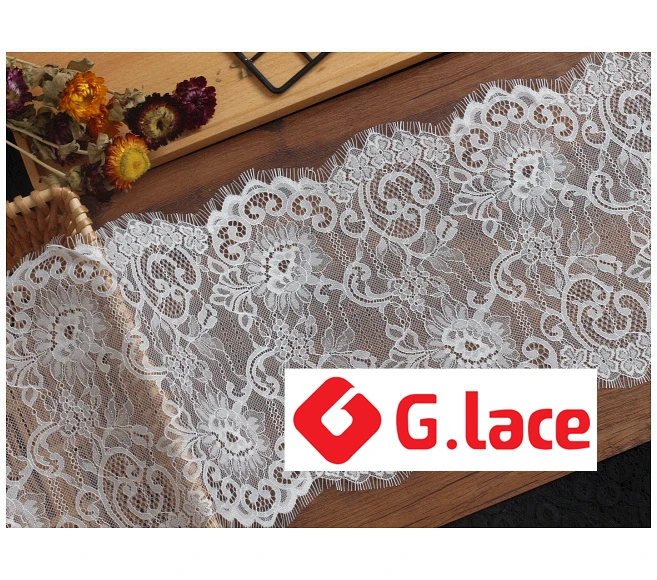 

GLace 9 м/лот 24 см Широкий Высокое качество ресниц кружева DIY Одежда Нижнее белье жилет юбка сшитые аксессуары TX291