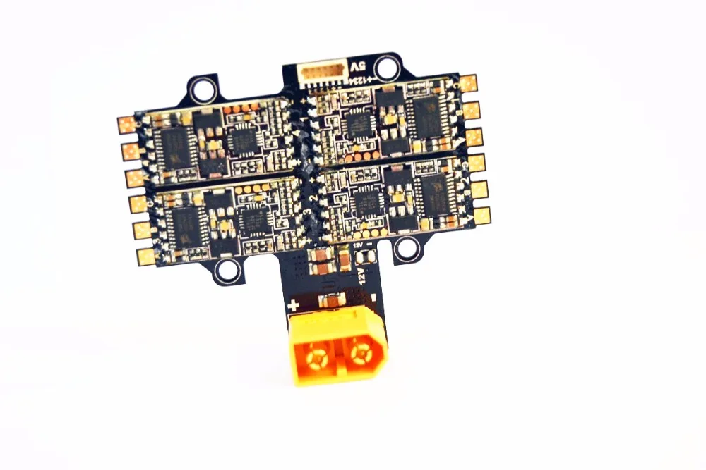 4 в 1 30A BLHeli ESC 2-4S LiPo батарея прошивка DSHOT 4x30A для FPV гоночного квадрокоптера | Игрушки