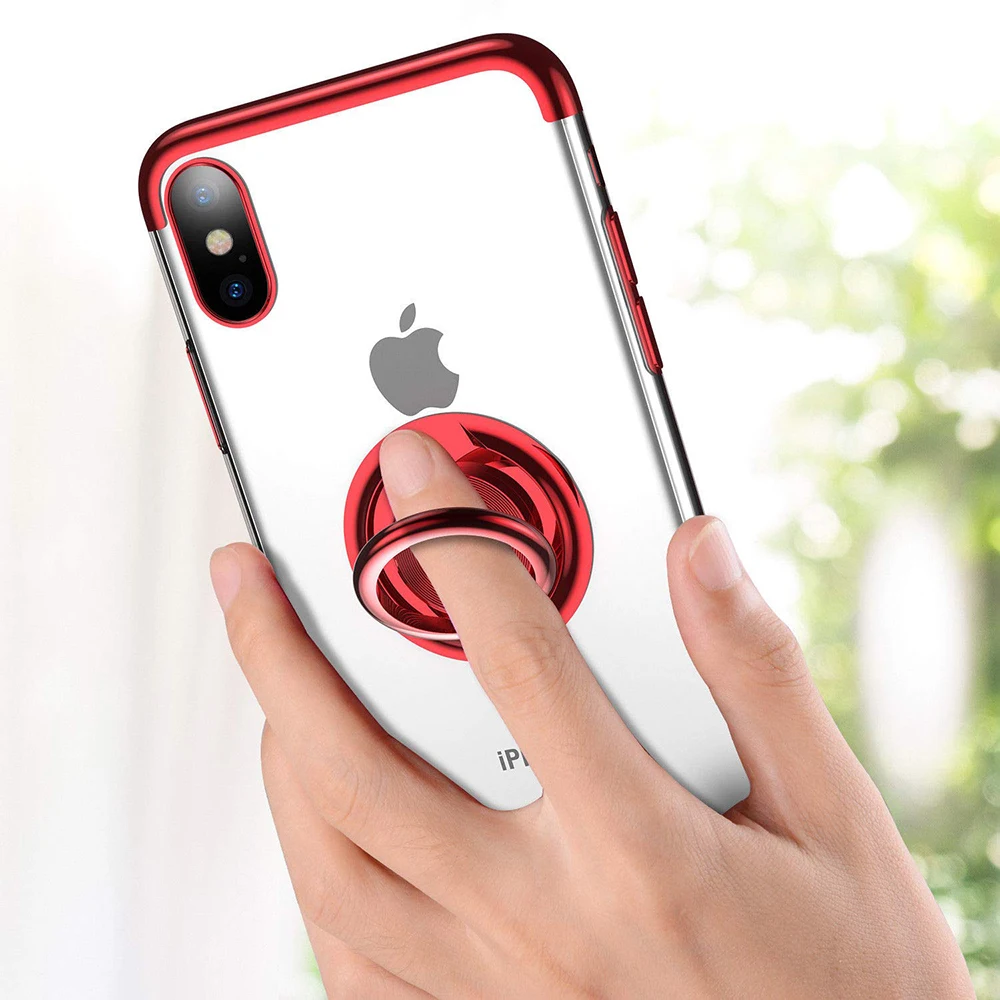 Portefeuille покрытие ТПУ чехол для iPhone XS Max XR X Магнитный Автомобильный держатель Стенд