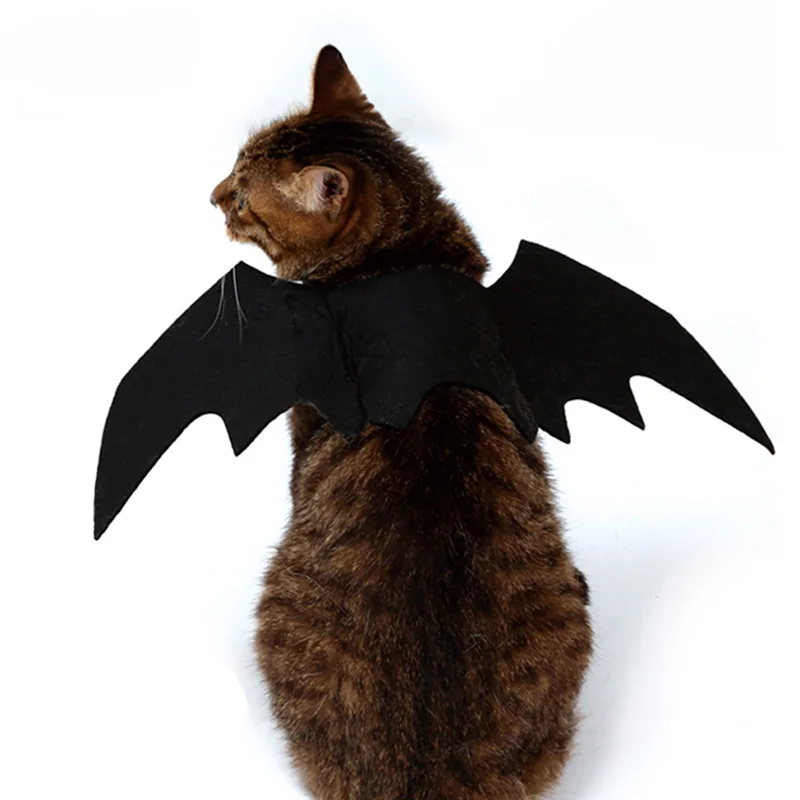 Hoomall 1 шт. забавными кошками Косплэй костюм летучей мыши подходит вечерние кошки