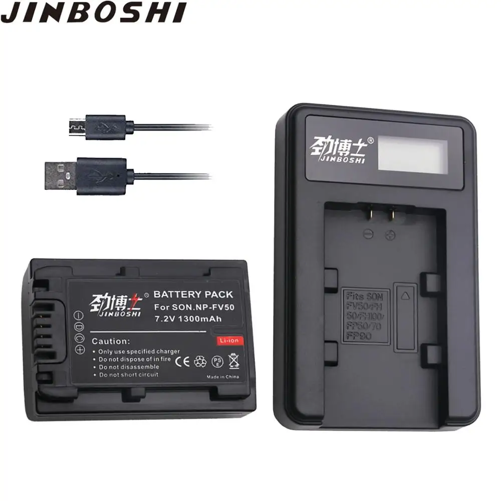 Горячая Распродажа 1 шт. Φ NP FV50 перезаряжаемая деталь + USB зарядное устройство для