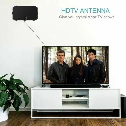 Комнатная антенна для телевизора мини усилитель сигнала 1080P 4K16ft с диапазоном 350