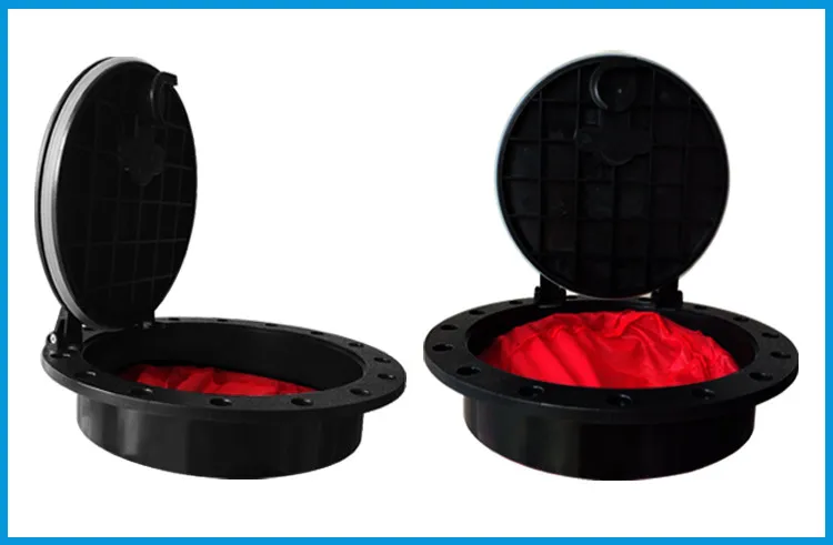 Морская Лодка 8 дюймов черная инспекционная крышка палубная пластина Люк