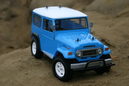 Прозрачный корпус с наклейками для масштаба 1/10 RC Tamiya CC01 MST FJ TOYOTA Rock Cralwer Wrangler Land