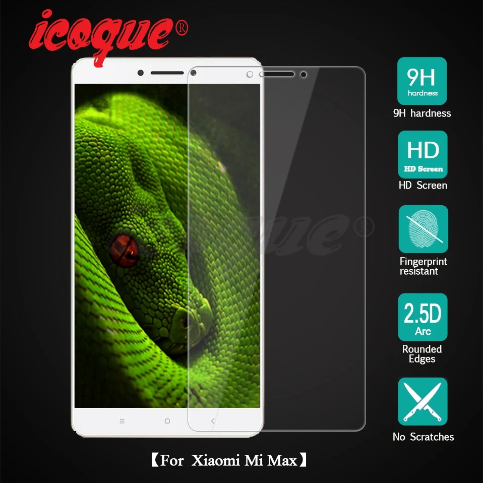 Icoque 9H 2.5D для очков Xiaomi Mi Max закаленное стекло Xiao Xiomi Защитное экрана Max|glass film|glass