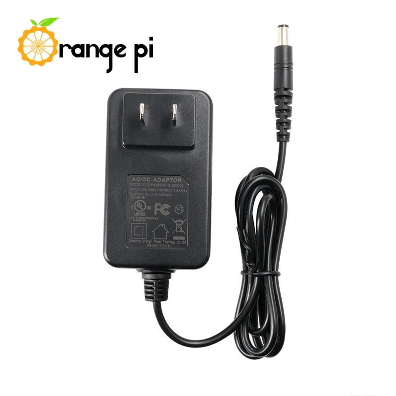 Оранжевый Pi 12 V/2A AC к DC US адаптер питания для Orange Pi RK3399, подходит С OPI RK3399-2G и OPI RK3399-4G