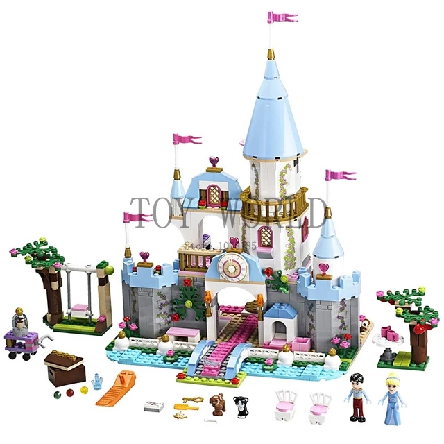 Развивающие строительные блоки игрушки для детей Подарки замок девочек друзья