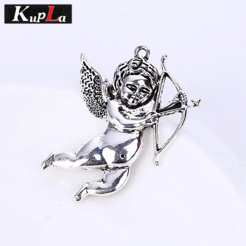 Kupla милые амулеты для Купидона винтажные металлические с ангельским амулетом