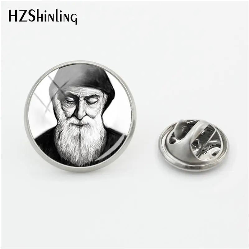 Новинка 2018 булавка с застежкой Saint Charbel из нержавеющей стали для лацкана St