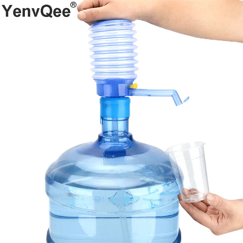 Ручной диспенсер для воды насос портативный галлон бутылка питьевой