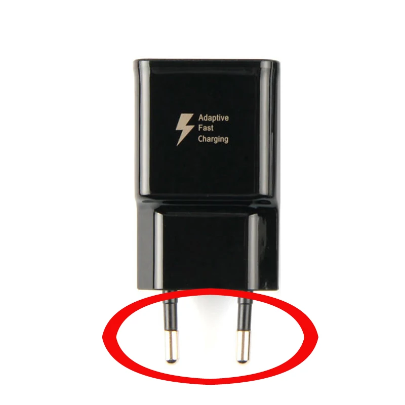 EU standard Adapter Samsung оригинальное зарядное устройство для быстрой зарядки для samsung GALAXY S9 A8+ S8 G9500 W2018 C7 Note 9 Pro SM-C701F S9 Plus usb type-C - Тип штекера: EU standard Adapter