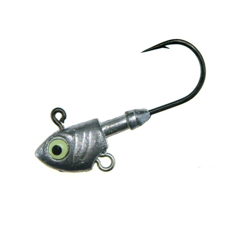Рыбная ловля джиг головки Mustad крючок 2 шт. Pack раза Крючки 7 15 г голова рыбы 1/0 # 3/0