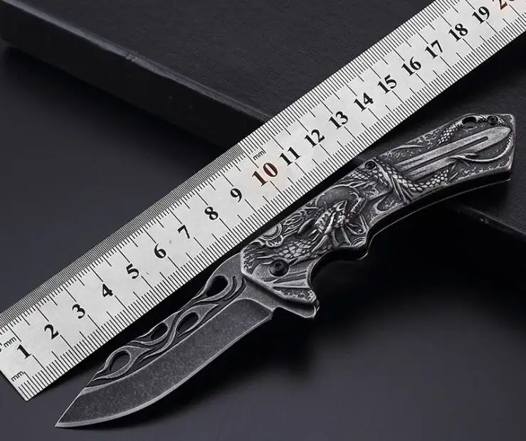 LLxxmm 3D ручка шарикоподшипник складные Ножи 440c Flipper Отдых на природе Охота