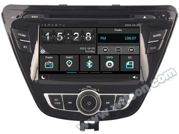 Автомобильный DVD плеер 7 дюймов для Hyundai Elantra/Avante 2014 2015 с поддержкой системы
