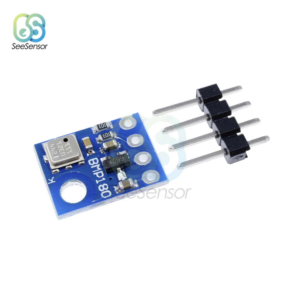 5Pcs GY-68 BMP180 GY68 Digital Barometric Pressure Sensor Board Module Compatible with BMP085 For Arduino | Инструменты