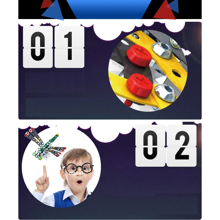 Металлический Кузнечик со стрекозой в сборе сделай сам наборы моделей пазлов