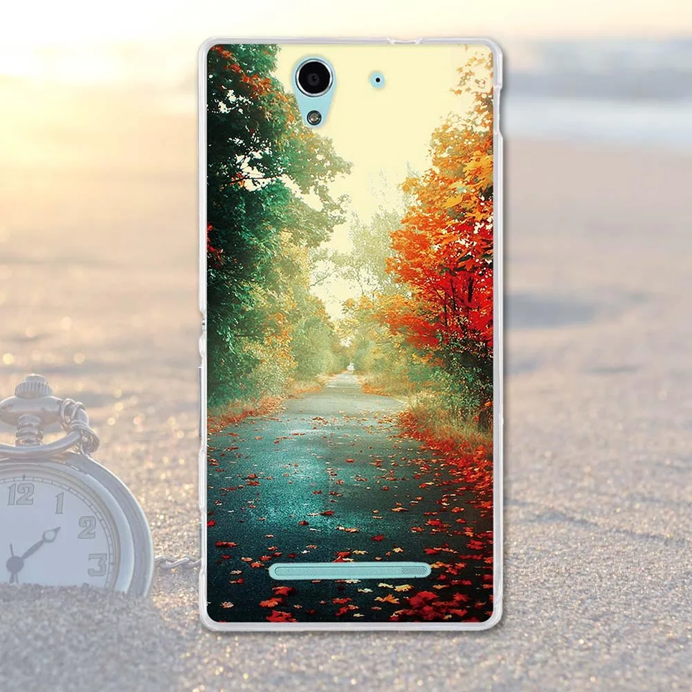 Чехол для телефона Sony Xperia C3 D2533 D2502 S55T S55U флип чехлы Dual S55T|case for sony xperia|case sonycase |